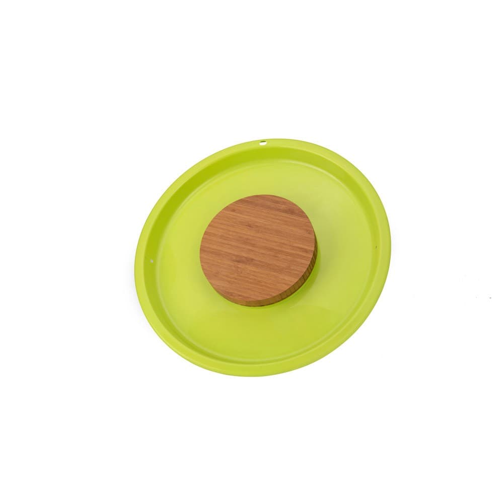 ALSANIDI, Bamboo wood Vegetables cutting board, Fruit and Vegetables cutting board, Green, Size 43 Cm