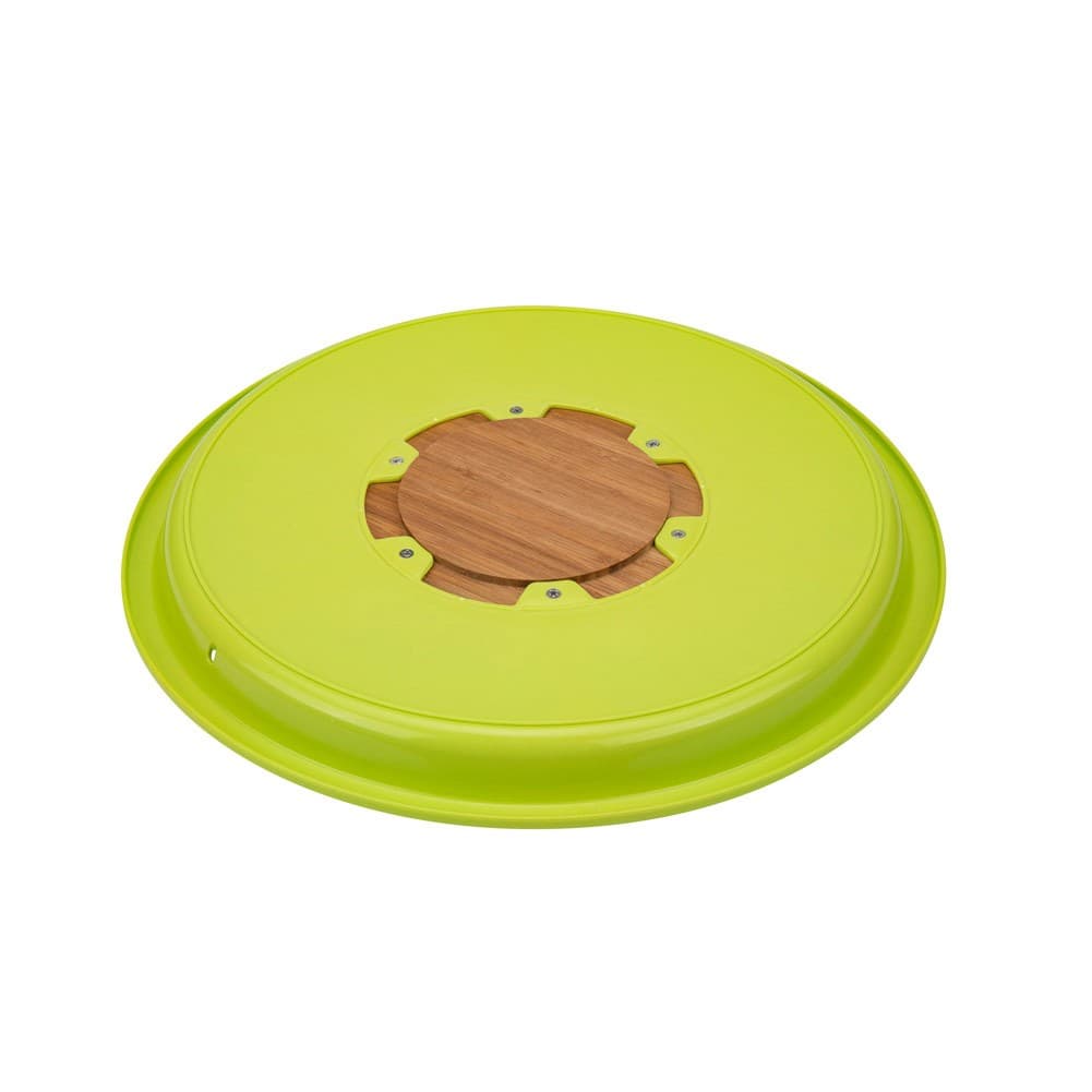 ALSANIDI, Bamboo wood Vegetables cutting board, Fruit and Vegetables cutting board, Green, Size 43 Cm