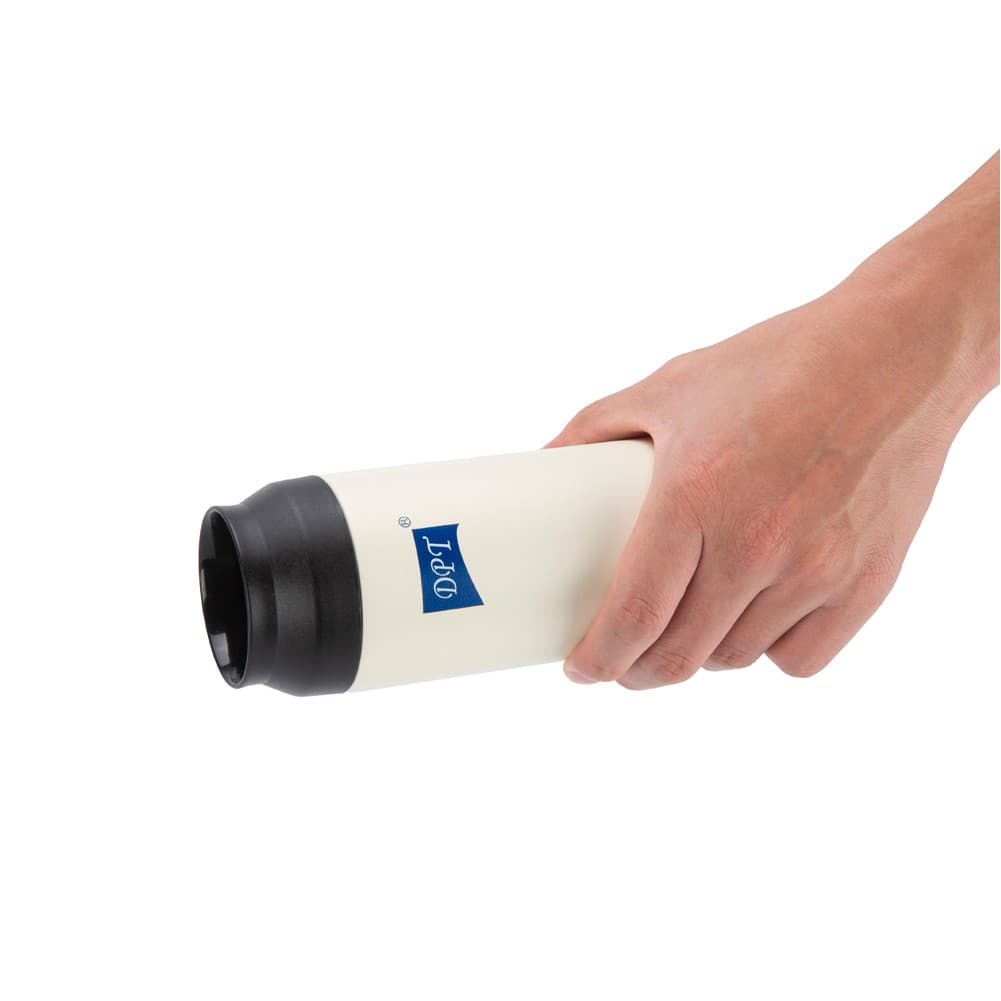 DPT, Hot and cold Stainless steel thermos, Sport liquid Bottle, Beige, capacity 350 ml