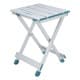 ALSANIDI, Foldable Camping Chair, Trips Chair, Silver, Size 25*29 Cm