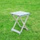 ALSANIDI, Foldable Camping Chair, Trips Chair, Silver, Size 25*29 Cm