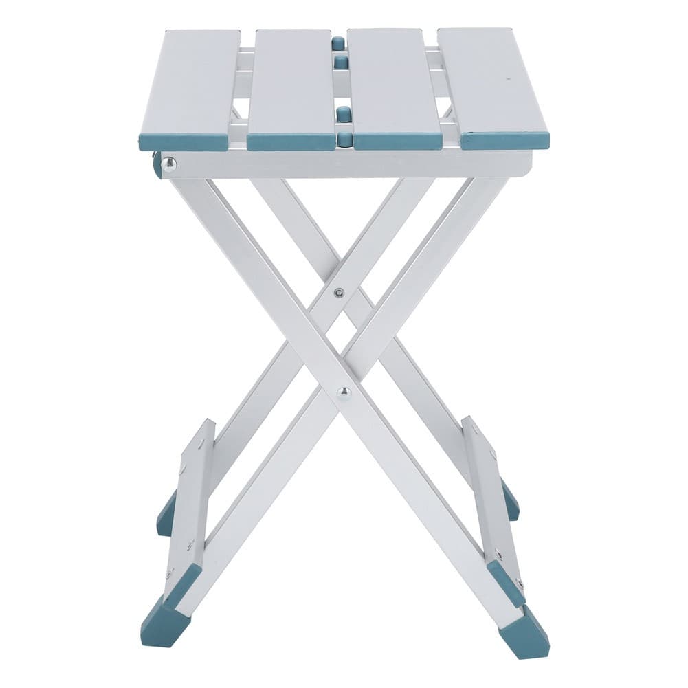 ALSANIDI, Foldable Camping Chair, Trips Chair, Silver, Size 25*29 Cm