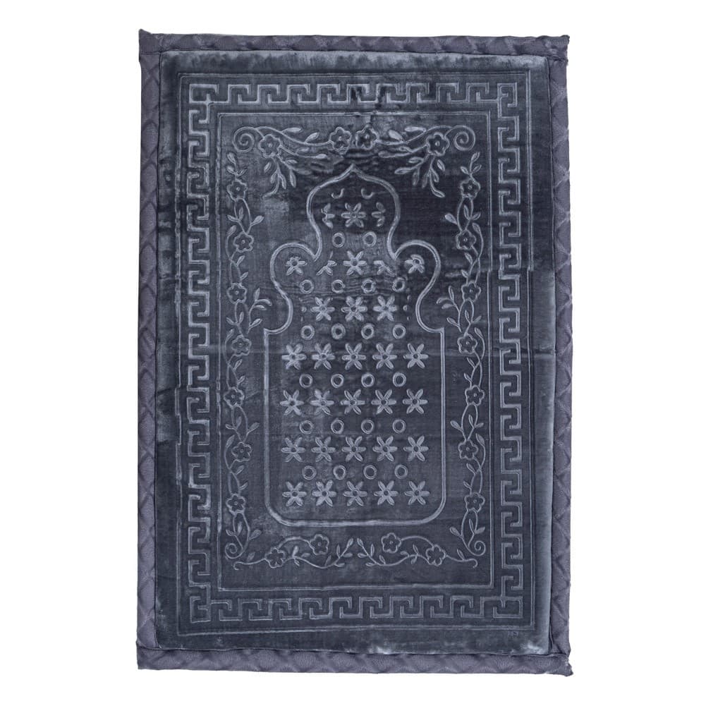 ALSANIDI, Memori Foam Prayer Rug, Comfortable Foam Prayer Rug, Gray, Size 80*115 Cm