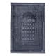 ALSANIDI, Memori Foam Prayer Rug, Comfortable Foam Prayer Rug, Gray, Size 80*115 Cm