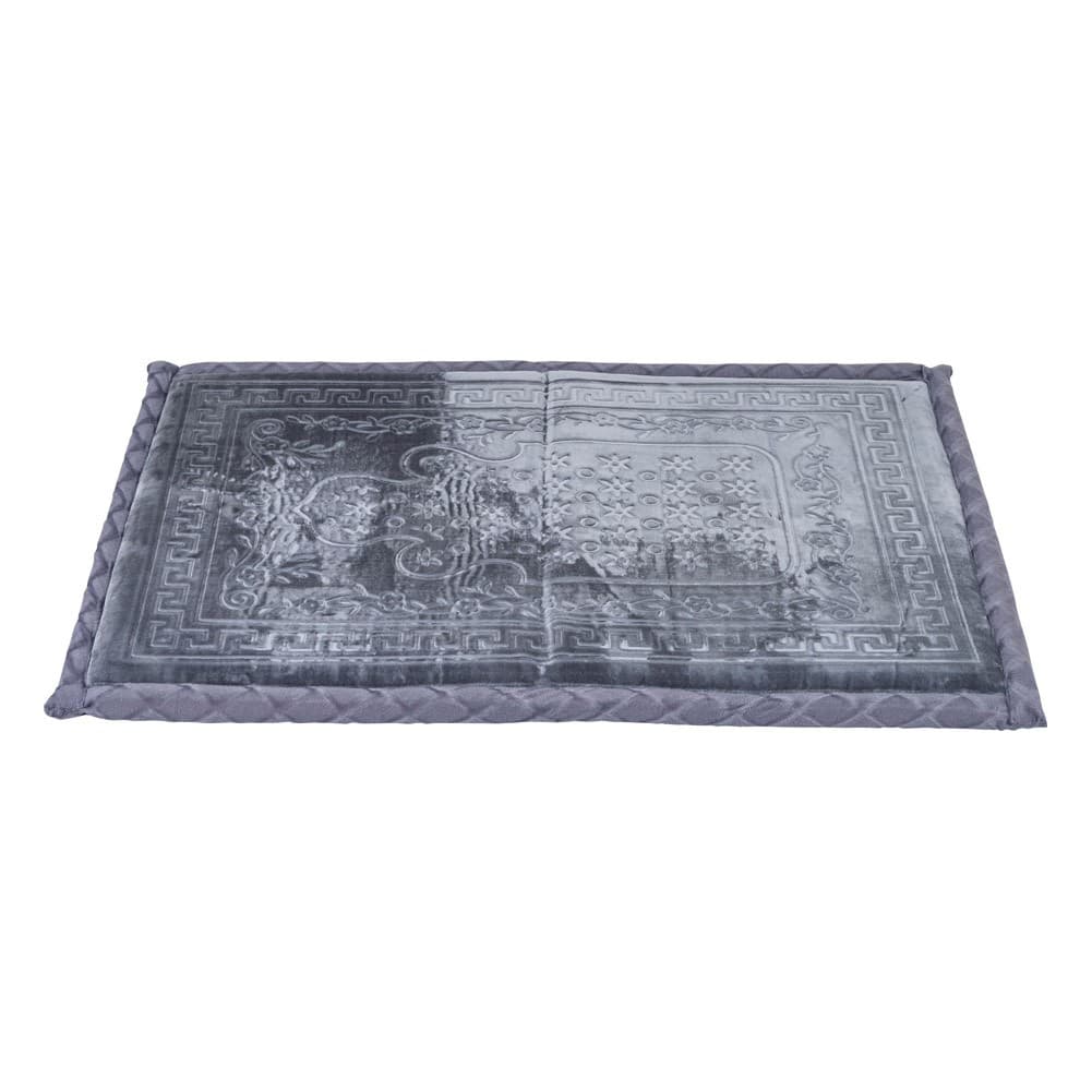 ALSANIDI, Memori Foam Prayer Rug, Comfortable Foam Prayer Rug, Gray, Size 80*115 Cm