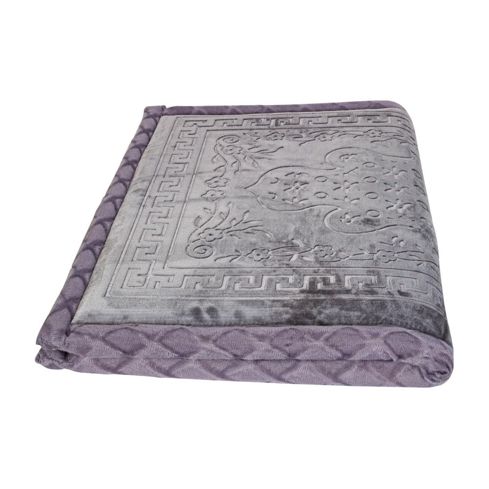 ALSANIDI, Memori Foam Prayer Rug, Comfortable Foam Prayer Rug, Gray, Size 80*115 Cm