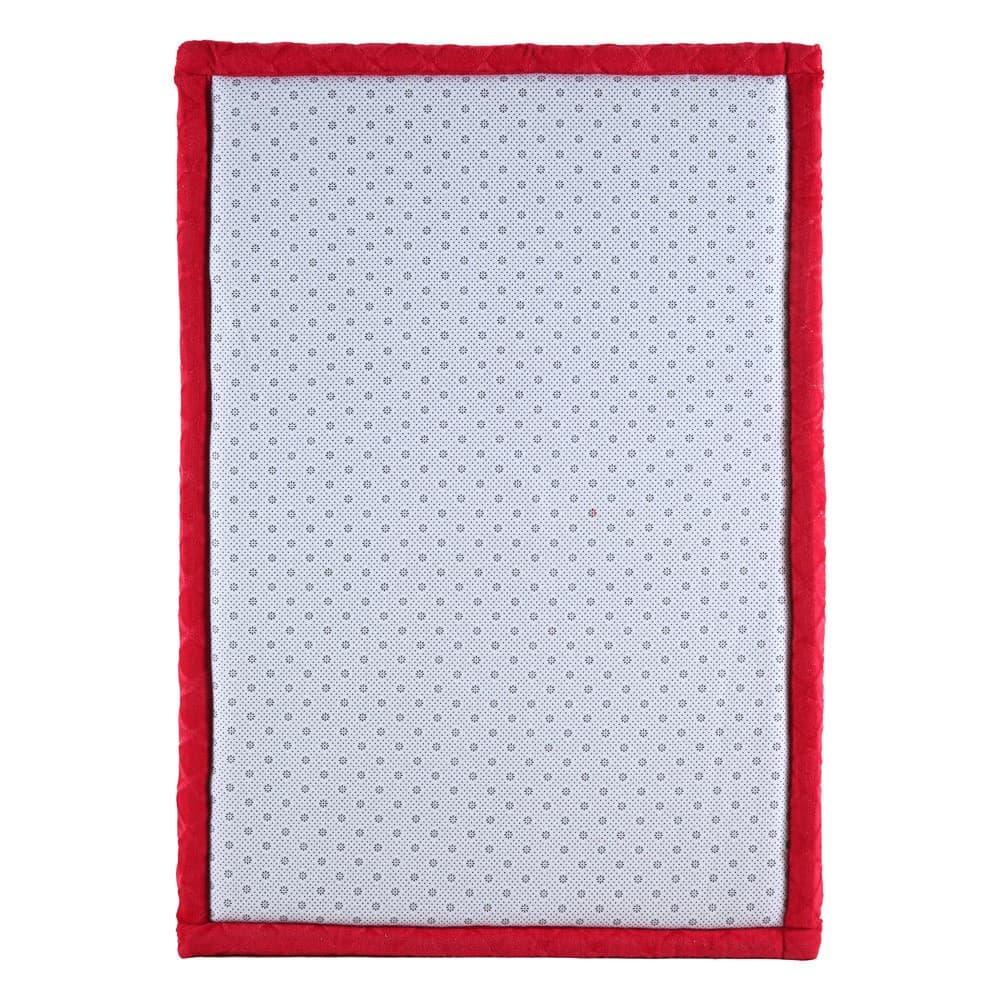 ALSANIDI, Memori Foam Prayer Rug, Comfortable Foam Prayer Rug, Red Dark, Size 80*115 Cm