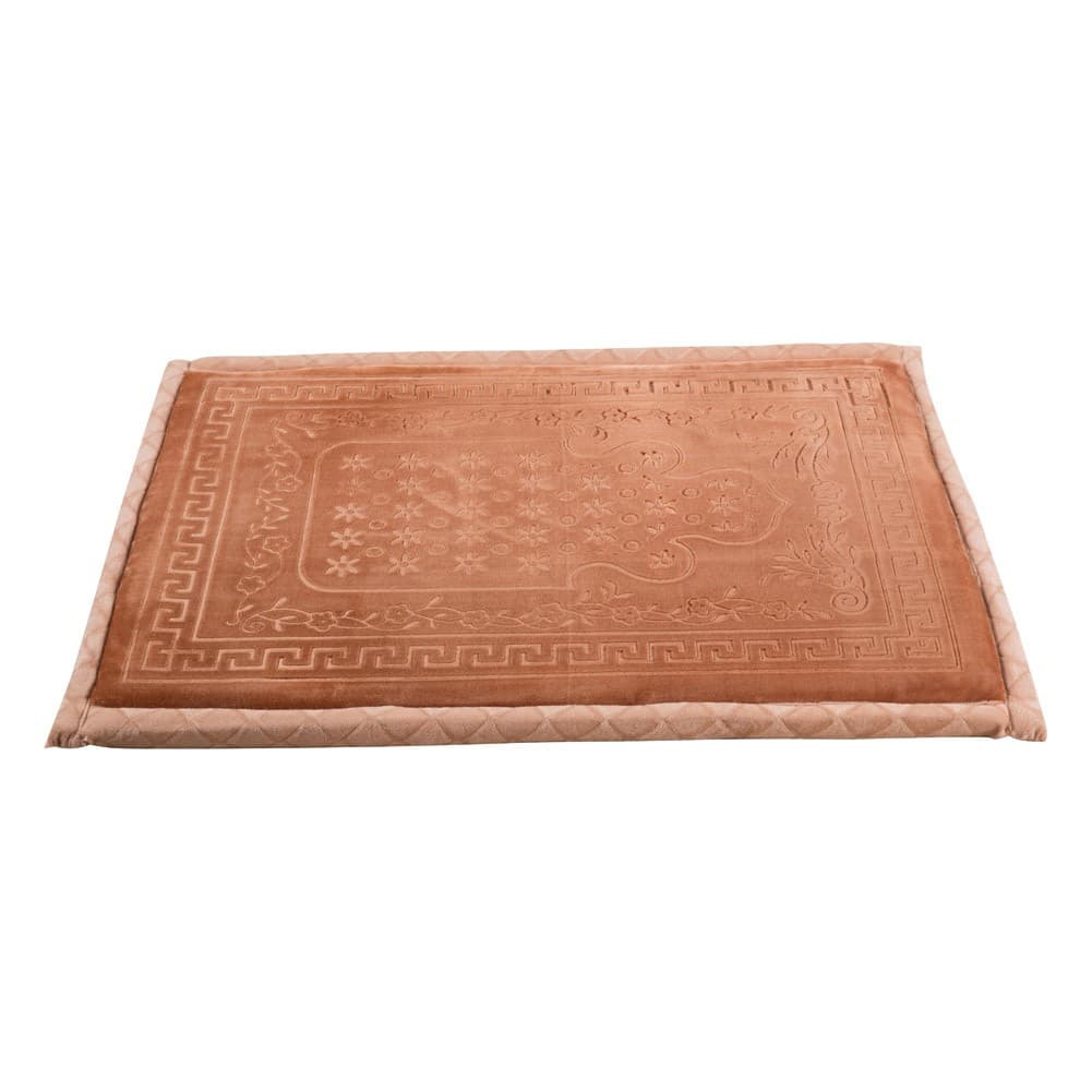 ALSANIDI, Memori Foam Prayer Rug, Comfortable Foam Prayer Rug, Brown, Size 80*115 Cm