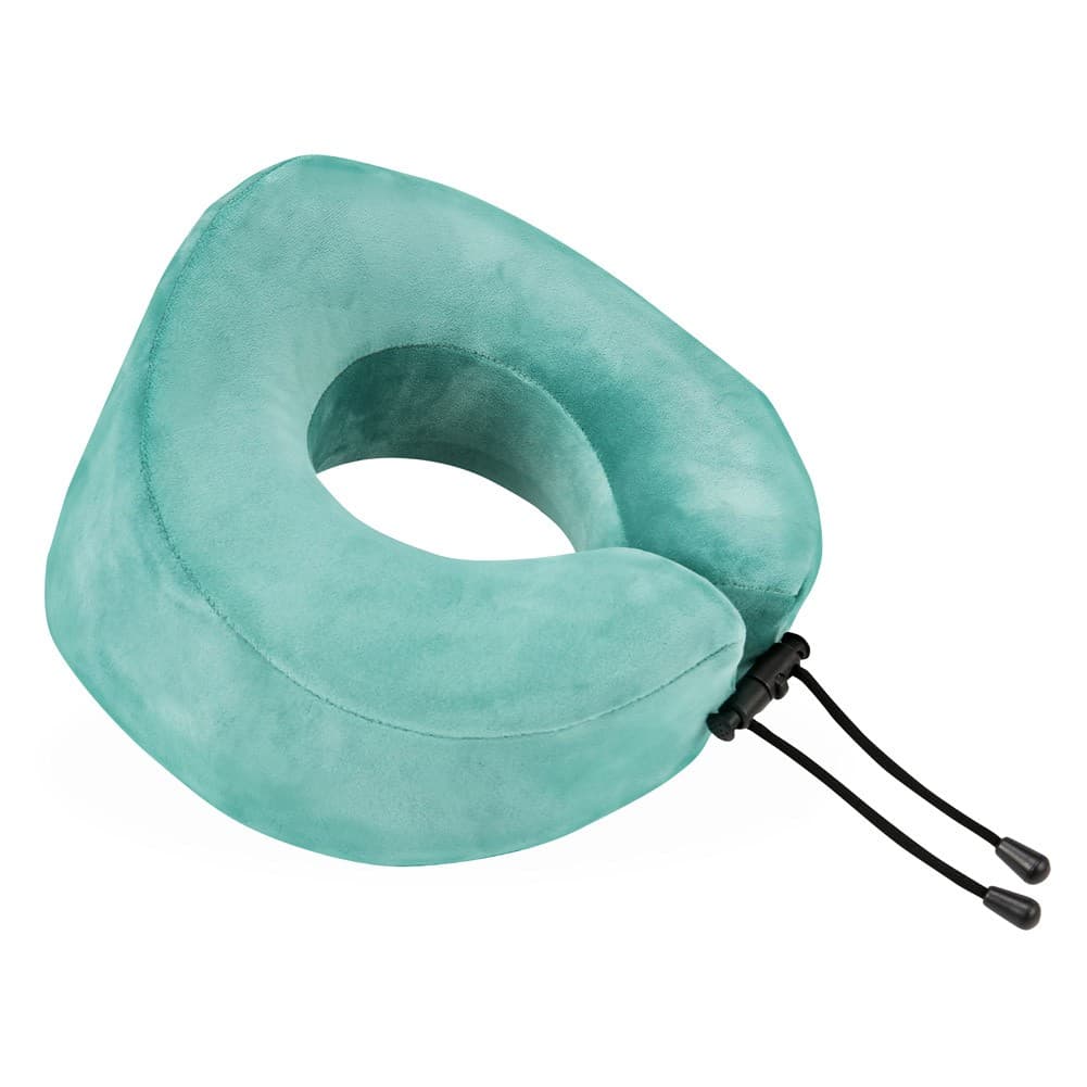 DPT, Medical pillow with memory foam filling, Portable Neck Pillow, Turquoise, Size 27 Cm