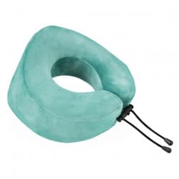 DPT, Medical pillow with memory foam filling, Portable Neck Pillow, Turquoise, Size 27 Cm