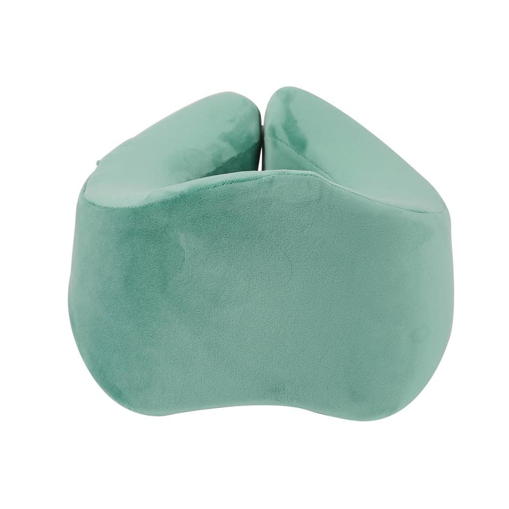 DPT, Medical pillow with memory foam filling, Portable Neck Pillow, Turquoise, Size 27 Cm