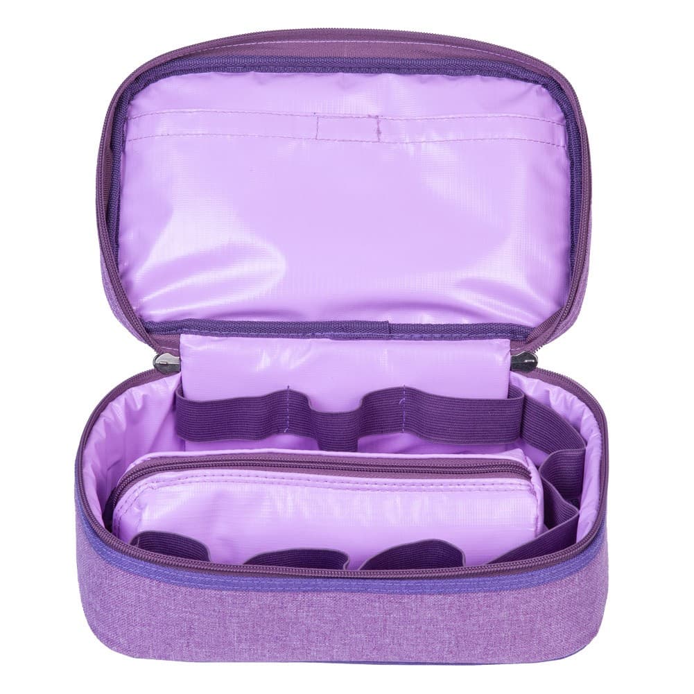 ALSANIDI, Cups and Mugs Bag for trips, Tea cups Bag, Lilac, Size 29*18*9.5Cm