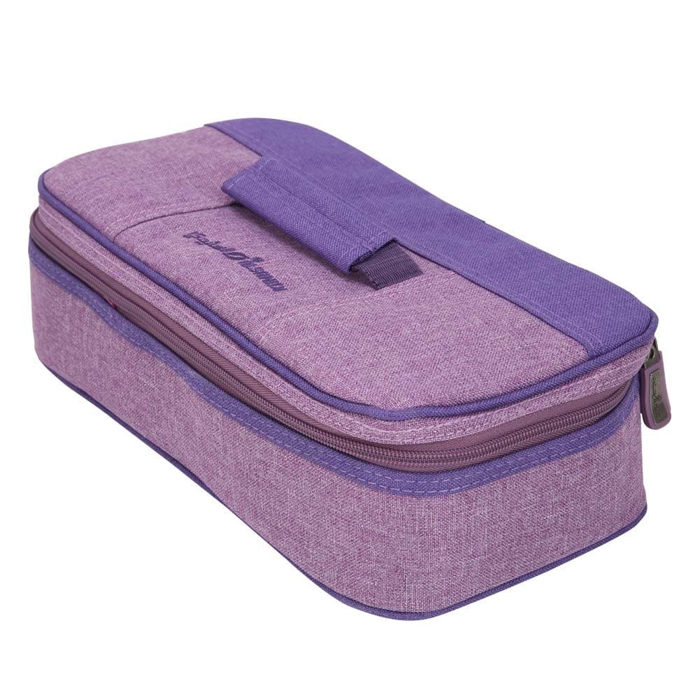 ALSANIDI, Cups and Mugs Bag for trips, Tea cups Bag, Lilac, Size 33*17.5*9.5Cm