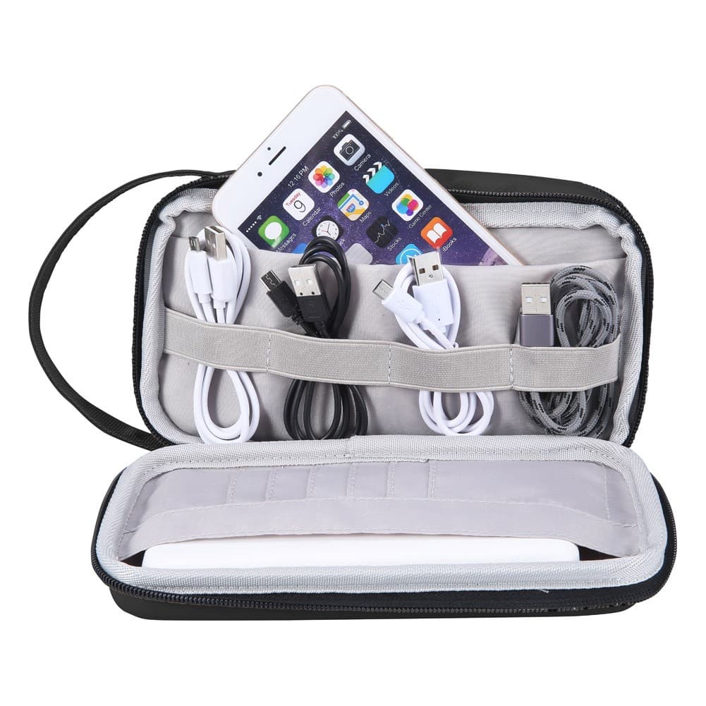 DPT, Travel personal purposes bag, Water Waterproof Personal Travel Bag, Black, Size 21*11*7Cm