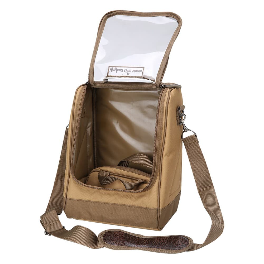 ALSANIDI, Thermos bag for Picnics and trips, Camping thermos bag, Kaki, Size 23.5*17*31Cm