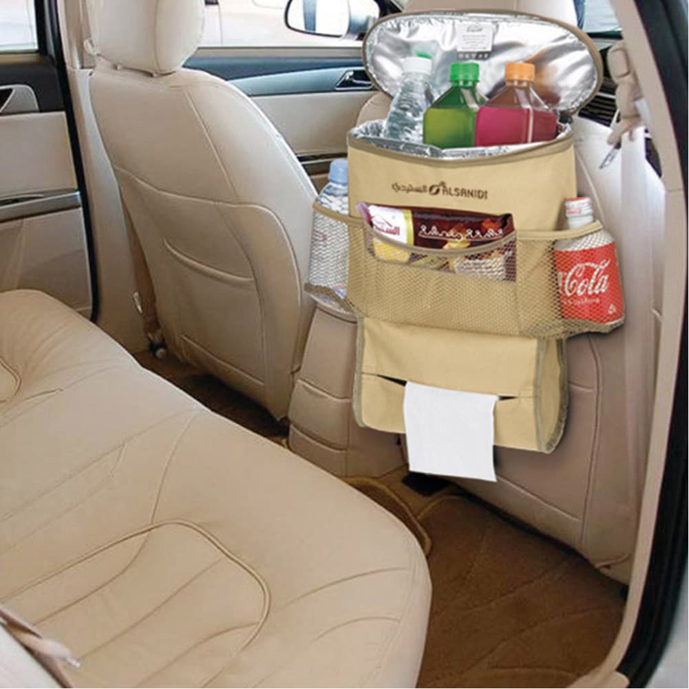 ALSANIDI, Heat and cold insulated keeping bag for food and drinks, Food bag for Trips, Sulfur Yellow, Size 37*28.5*11Cm