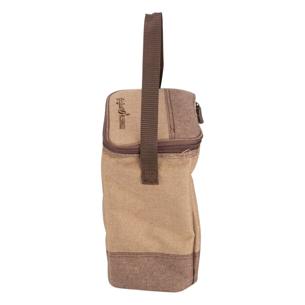 ALSANIDI, Al-Riyadh thermos Bag for Picnics and trips, Camping thermos bag, Woody, Size 18.5*15*30.5Cm