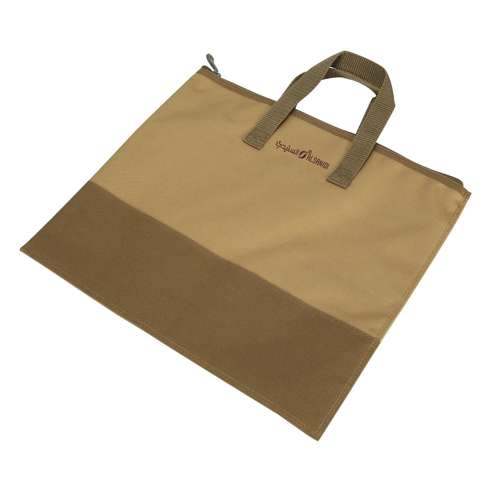 ALSANIDI, Rice storage bag for trips, Kaki, Size 30*35.5*1.5Cm