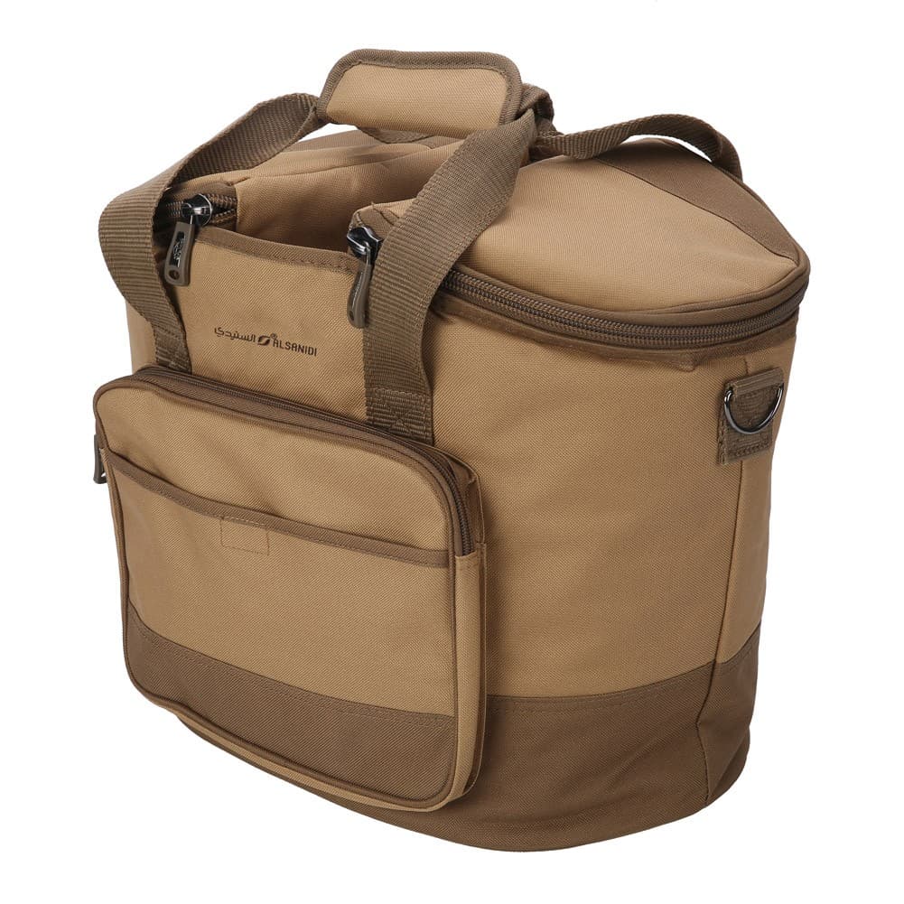 ALSANIDI, AL-Wanasah Thermos bag for Picnics and trips, Camping thermos bag, Kaki, Size 55*29*33Cm