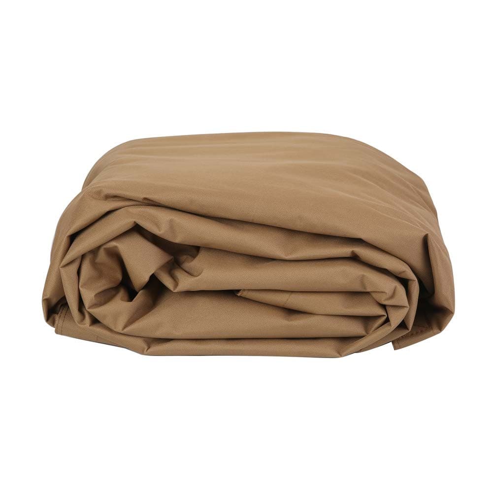 ALSANIDI, Wndbreak between two Wheel for all cars, Wheel windbreak, Kaki, Size 235*117*25Cm
