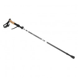 ALSANIDI, Foldable Hiking Pole, Hiking Stick, Black, Size 135 Cm