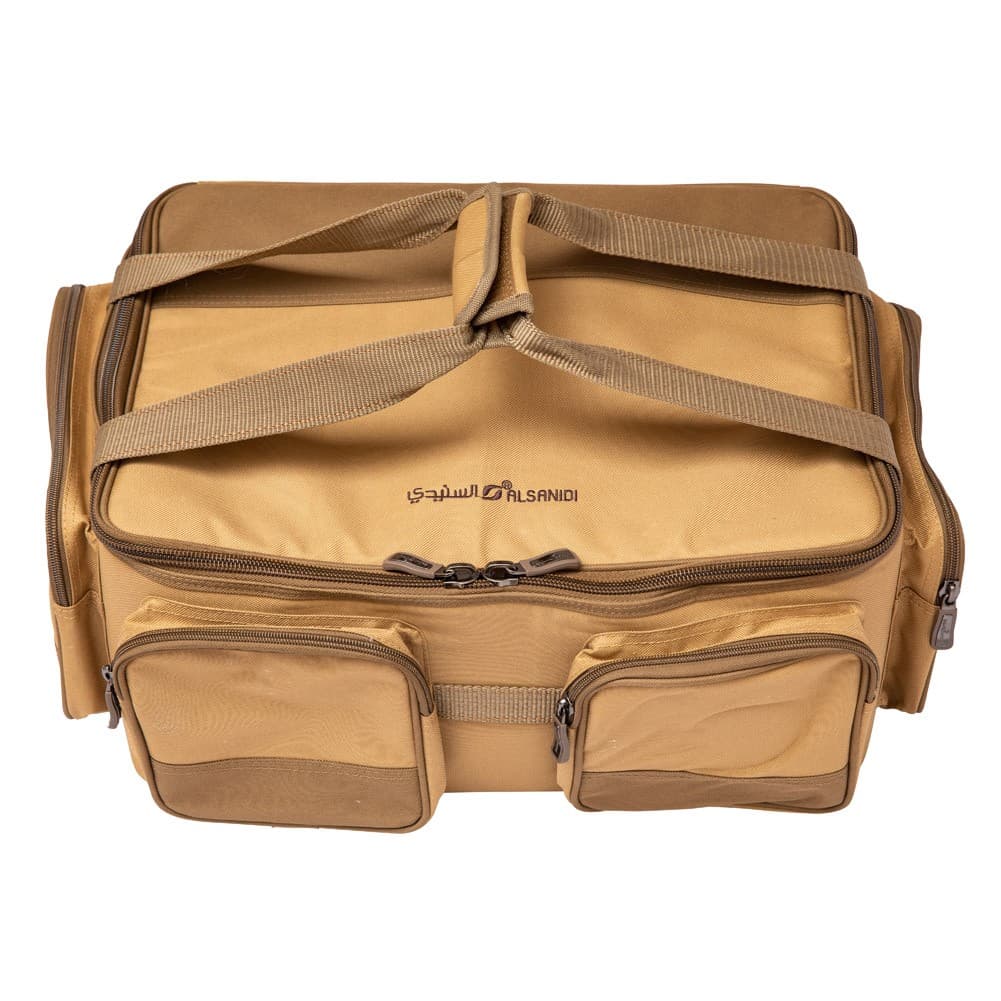 ALSANIDI, Al-Kaif bag for trips, Camping bag, Kaki, Size 50.5*36.5*23Cm