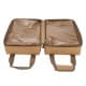 ALSANIDI, Vertical tea and coffee bag for trips, Camping bag, Kaki, Size 27.5*22.5*41.5Cm