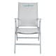 ALSANIDI, Foldable Camping Chair, Trips Chair, Gray, Size 70*58*101 Cm