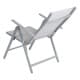 ALSANIDI, Foldable Camping Chair, Trips Chair, Gray, Size 70*58*101 Cm