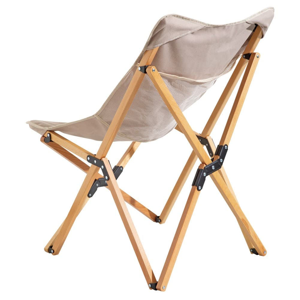 DPT, Fodable Trips Chair, Garden and Picnic Chair, Beige, Size81*67*55Cm