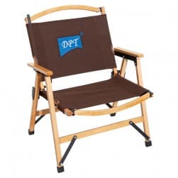 DPT, Fodable Trips Chair, Garden and Picnic Chair, Brown, Size64*54*53Cm