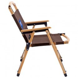 DPT, Fodable Trips Chair, Garden and Picnic Chair, Brown, Size64*54*53Cm