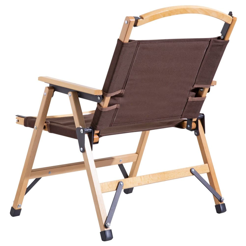 DPT, Fodable Trips Chair, Garden and Picnic Chair, Brown, Size64*54*53Cm