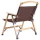 DPT, Fodable Trips Chair, Garden and Picnic Chair, Brown, Size64*54*53Cm