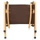 DPT, Fodable Trips Chair, Garden and Picnic Chair, Brown, Size64*54*53Cm