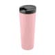 ALSANIDI, Stainless steel tea and coffee mug, Coffee cup for trips and travel, Pink, Size 6.5*21 Cm capacity 500 ml