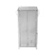 ALSANIDI, Trips grill, Portable BBQ stove, Silver, Size 21*21*35 Cm