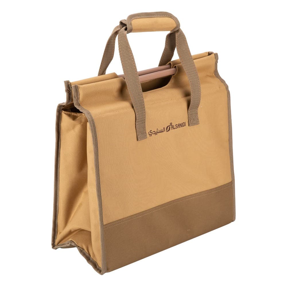 ALSANIDI, Insulated thermos bag for Picnics and trips, Camping thermos bag, Kaki, Size 29.5*30*16.5Cm
