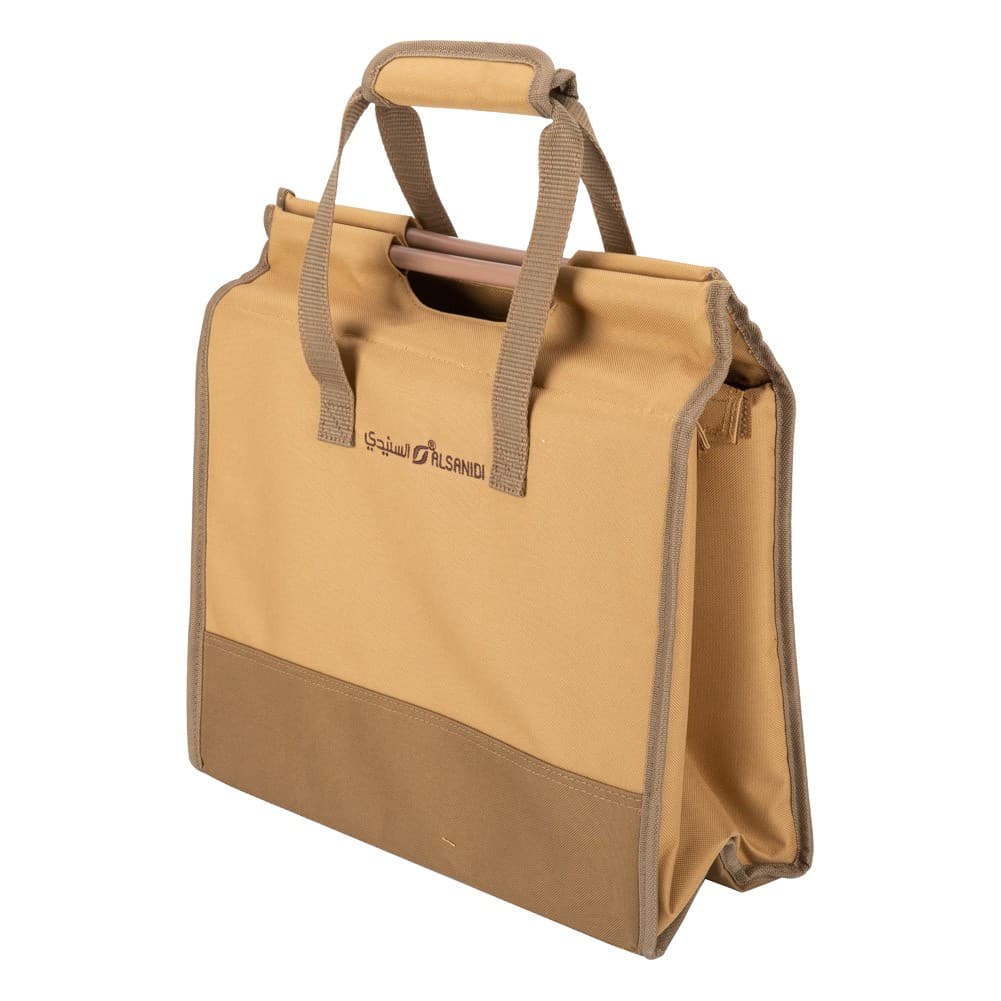 ALSANIDI, Insulated thermos bag for Picnics and trips, Camping thermos bag, Kaki, Size 29.5*30*16.5Cm