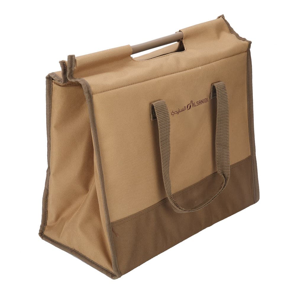 ALSANIDI, Insulated thermos bag for Picnics and trips, Camping thermos bag, Kaki, Size 45*38*21Cm