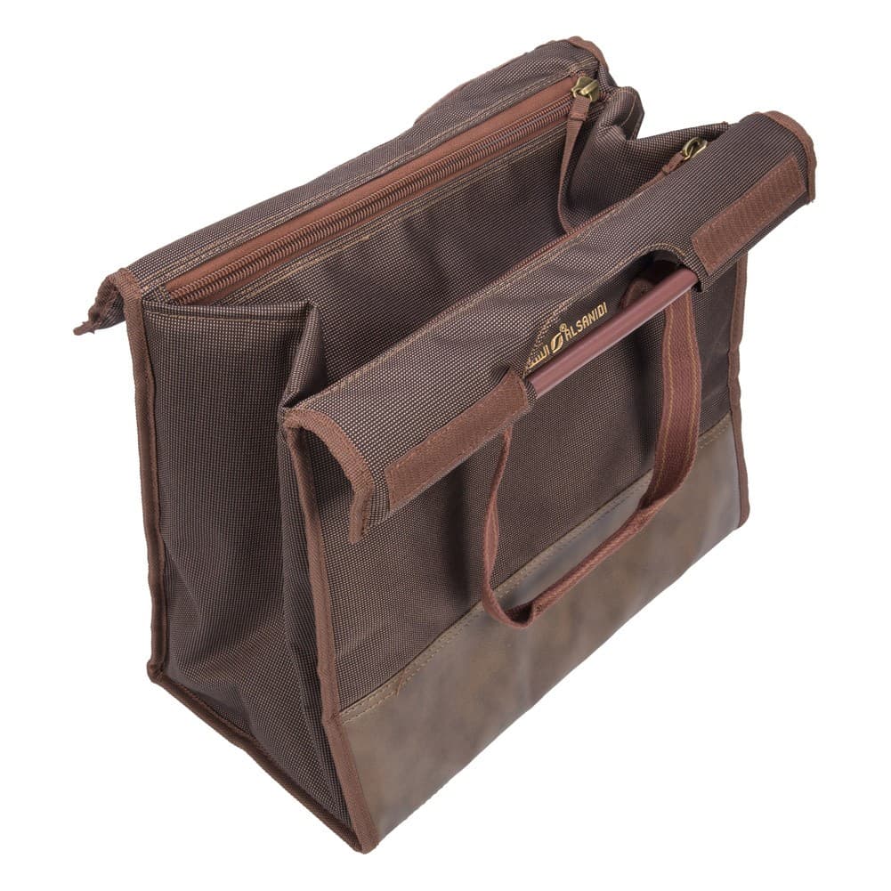 ALSANIDI, Insulated thermos bag for Picnics and trips, Camping thermos bag, Brown*Sandy, Size 29.5*30*16.5Cm