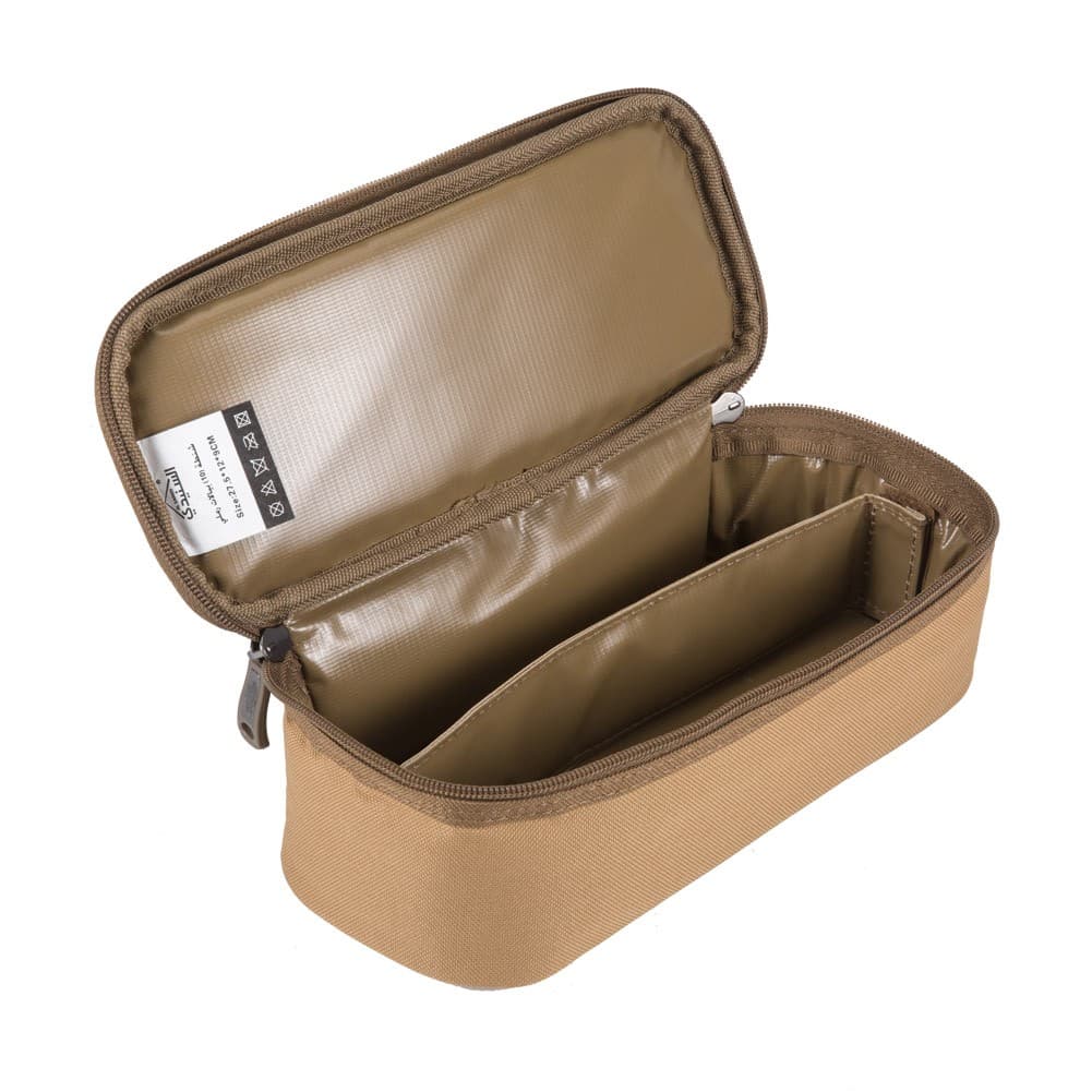 ALSANIDI, Cups bag for trips, Cups bag, Kaki, Size 27.5*12*9Cm