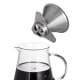 DPT, Specialized Pot for Preparing coffee, Coffee pot, Transparent , capacity 600 ml