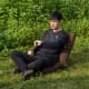 ALSANIDI, Ground Camping and Garden Chair, Trips Chair, Brown