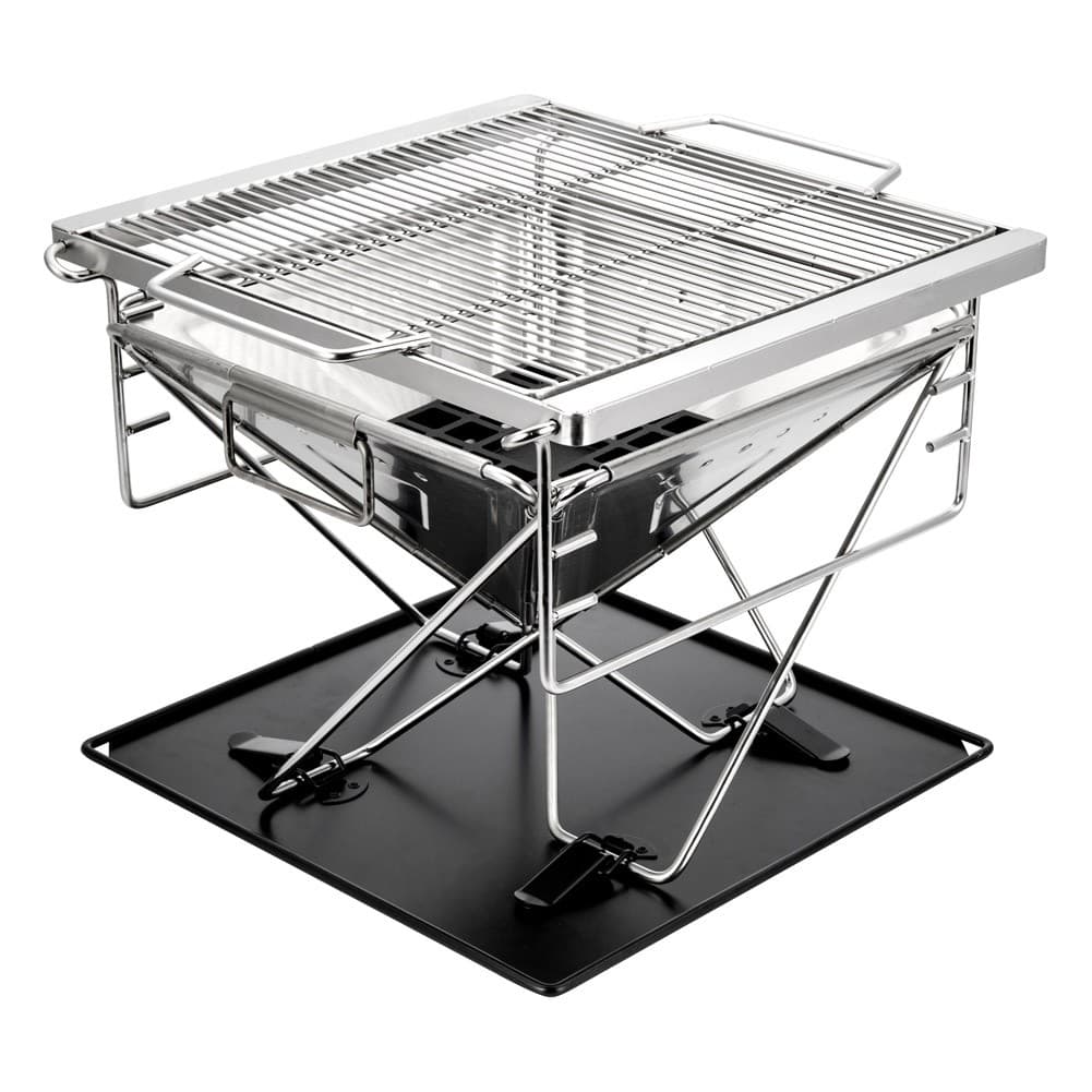 DPT, Trips grill, Portable BBQ stove, Silver, Size 40*40*36 Cm