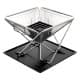 DPT, Trips grill, Portable BBQ stove, Silver, Size 40*40*36 Cm