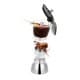 ALSANIDI, Espresso coffee maker, Portable espresso coffee maker, Transparent*Silver, capacity 270 ml