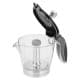 ALSANIDI, Espresso coffee maker, Portable espresso coffee maker, Transparent*Silver, capacity 270 ml