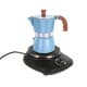 ALSANIDI, Espresso coffee maker, Portable espresso coffee maker, Sky Blue, capacity 157 ml