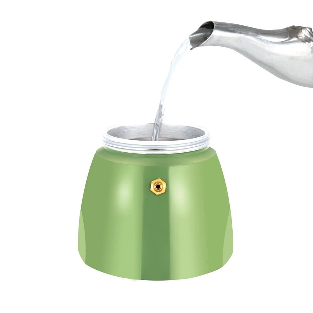 ALSANIDI, Espresso coffee maker, Portable espresso coffee maker, Green, capacity 67 ml